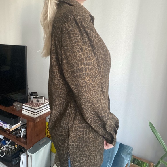 90s Alligator Print Light Jacket (10) - Picture 8 of 16